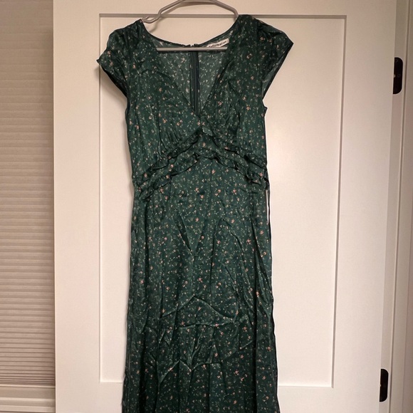 Reformation Kaye Silk Dress sz 2 - Picture 3 of 5